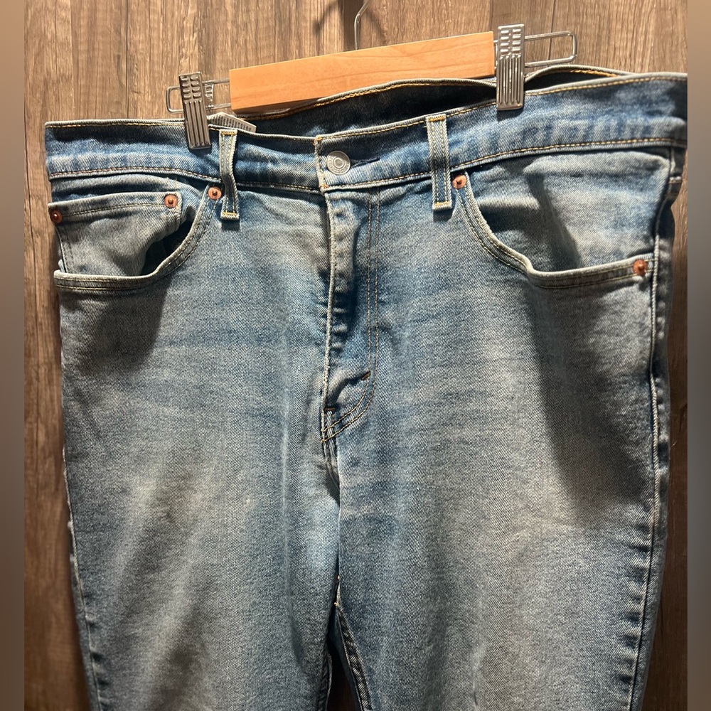 Levi’s Men's Blue Jeans Washed Look 34 32 Long - Picture 3 of 8